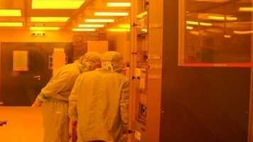 Photolithography room.